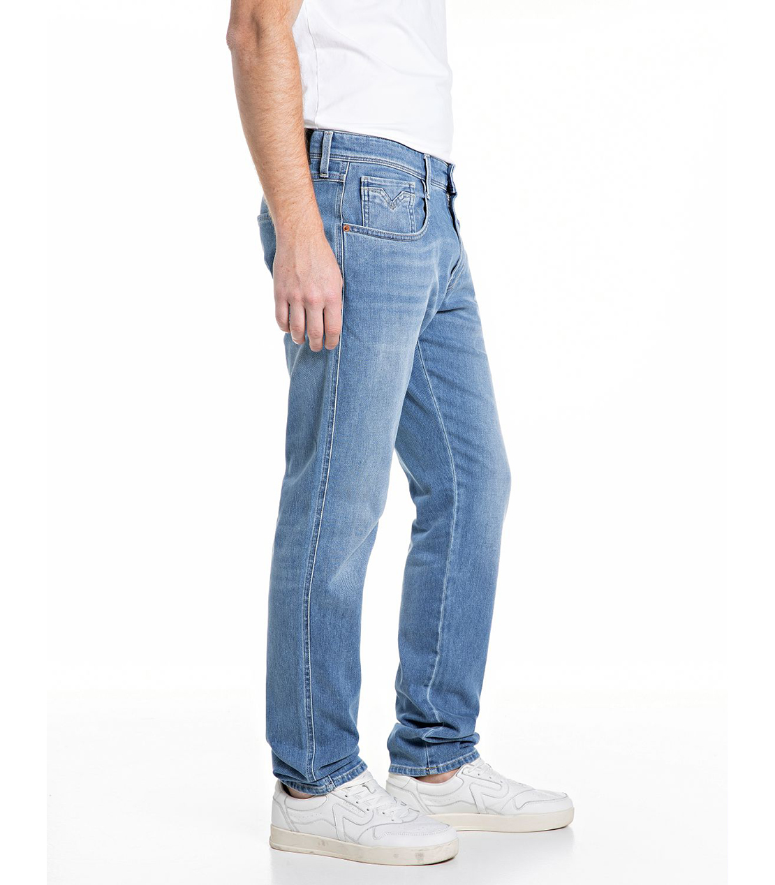 スリムフィットANBASS Touch denim 詳細画像 ブルー 4